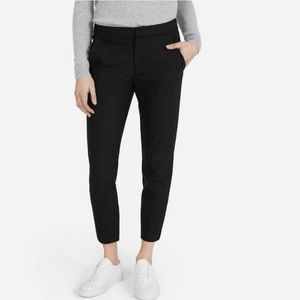 Everlane Slim Wool Black Skinny Black Ankle Pants Workwear SOLD OUT Size 00